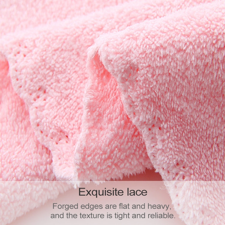 Cut Edge Towel Bath Towel Wavy Edge High Density Coral Fleece Super Absorbent Quick-drying