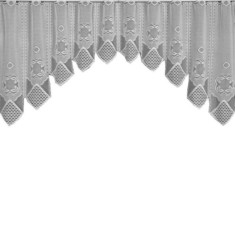 White Translucent Coffee Curtain Tulle Lace Sheer Warp Knitted Jacquard Curtains Bedroom Curtains