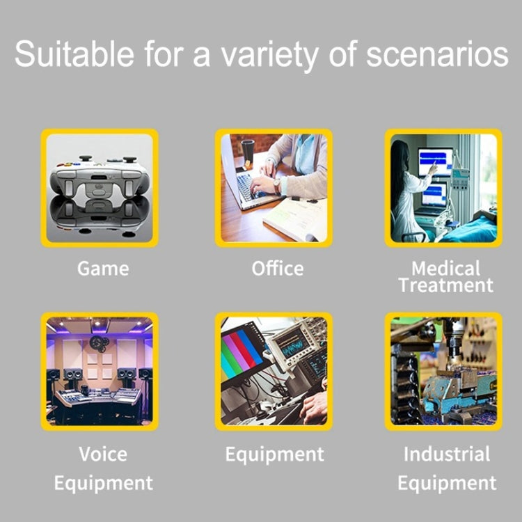 Pcsensor USB Foot Pedal Control Switch Keyboard Adapter For Computer