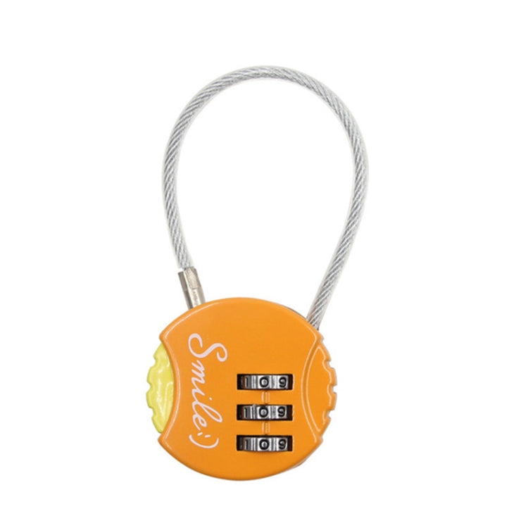 Steel Rope Spherical Combination Lock Gym Luggage Bicycle Round Padlock