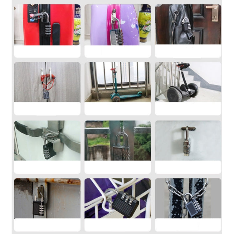 Steel Rope Spherical Combination Lock Gym Luggage Bicycle Round Padlock