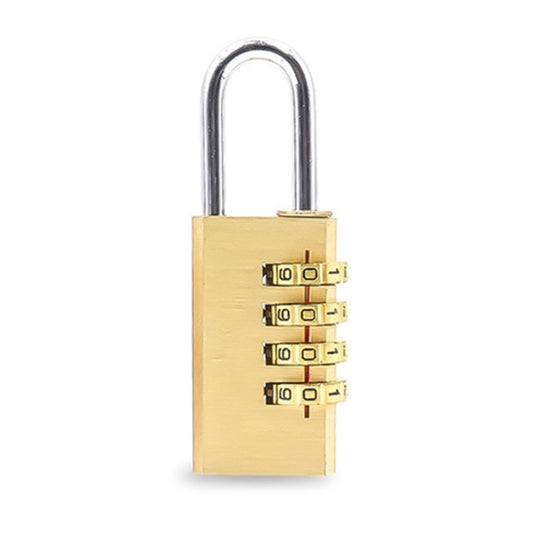 Four-digit Brass Code Padlock High-grade Security Gym Door Lock