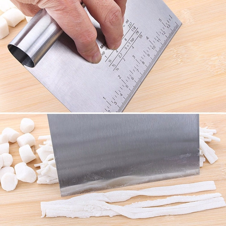Home Durable Stainless Steel with Scale Section Noodle Cutter Baking Tools