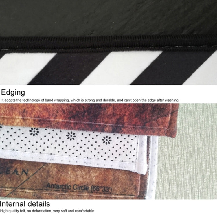 World Map Carpets Rug Bedroom Kids Baby Play Crawling Mat Memory Foam Area Rugs Carpet