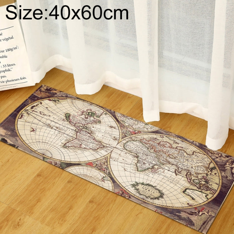 World Map Carpets Rug Bedroom Kids Baby Play Crawling Mat Memory Foam Area Rugs Carpet