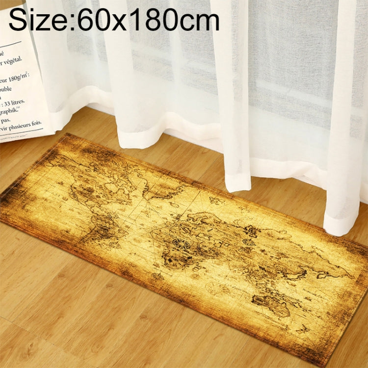 World Map Carpets Rug Bedroom Kids Baby Play Crawling Mat Memory Foam Area Rugs Carpet