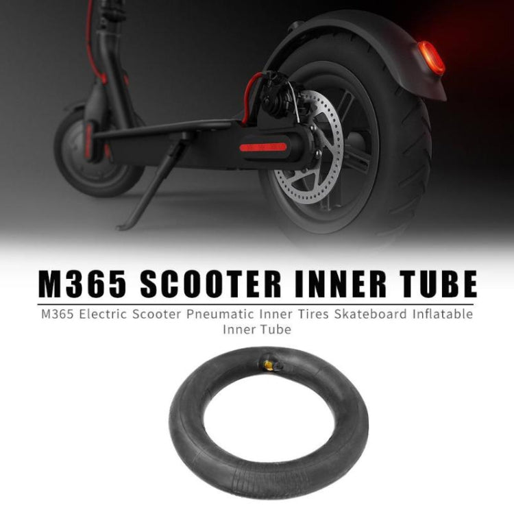 2 PCS For Xiaomi Mijia M365 Electric Scooter 8.5 inch Rubber Padded Tire Inner Tube with Valve Cover