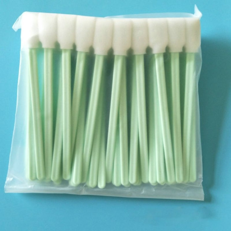 100 Sticks Inkjet Sponge Flat Head Cleaning Wipe Industrial Rod