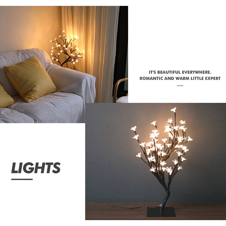 Cherry Tree Lamp Table Lamp Room Layout Decoration Creative Bedside Night Light Gift