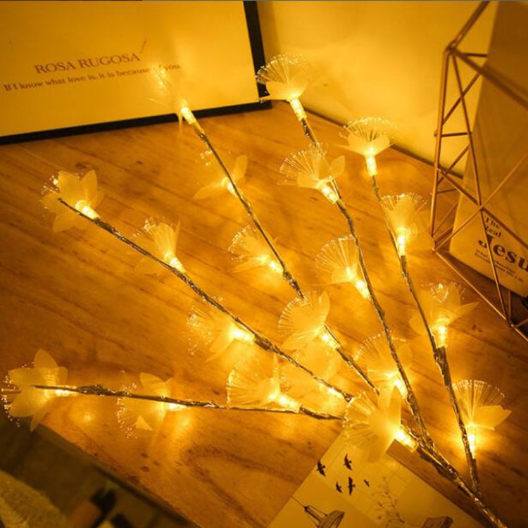 LED Fiber Optic Flower Twig Light String Room Bedroom Romantic Decoration Lantern