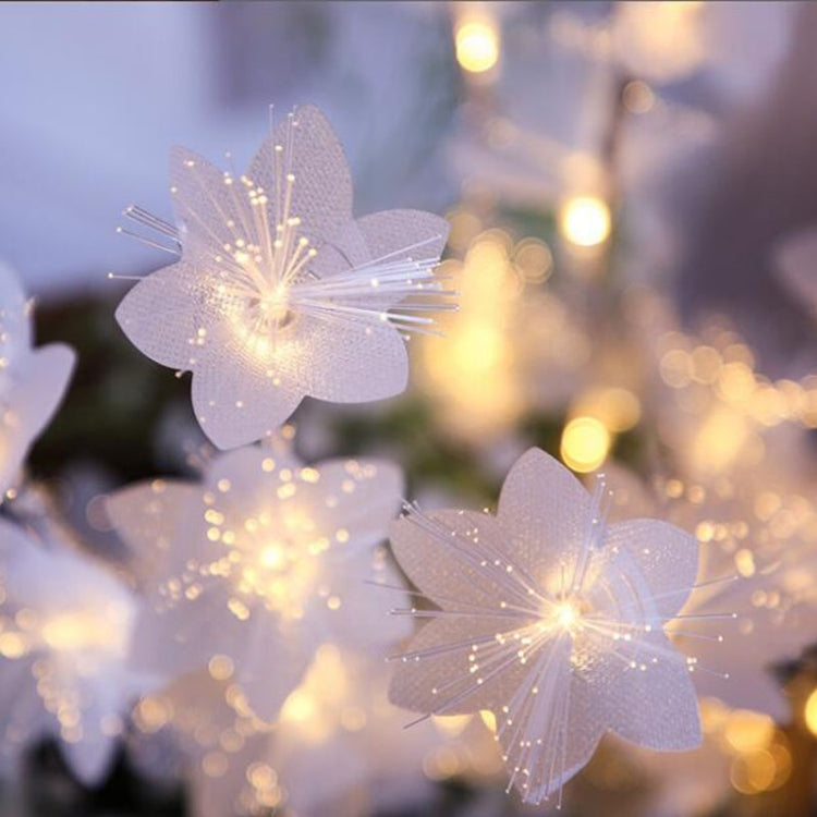 LED Fiber Optic Flower Twig Light String Room Bedroom Romantic Decoration Lantern