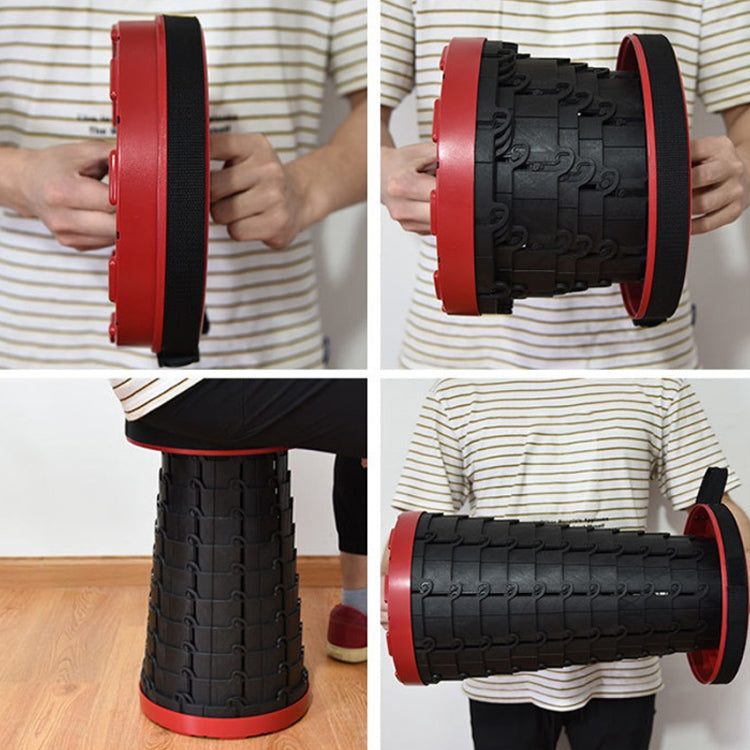 Outdoor Portable Folding Telescopic Plastic Stool Camping Fishing Garden Stool