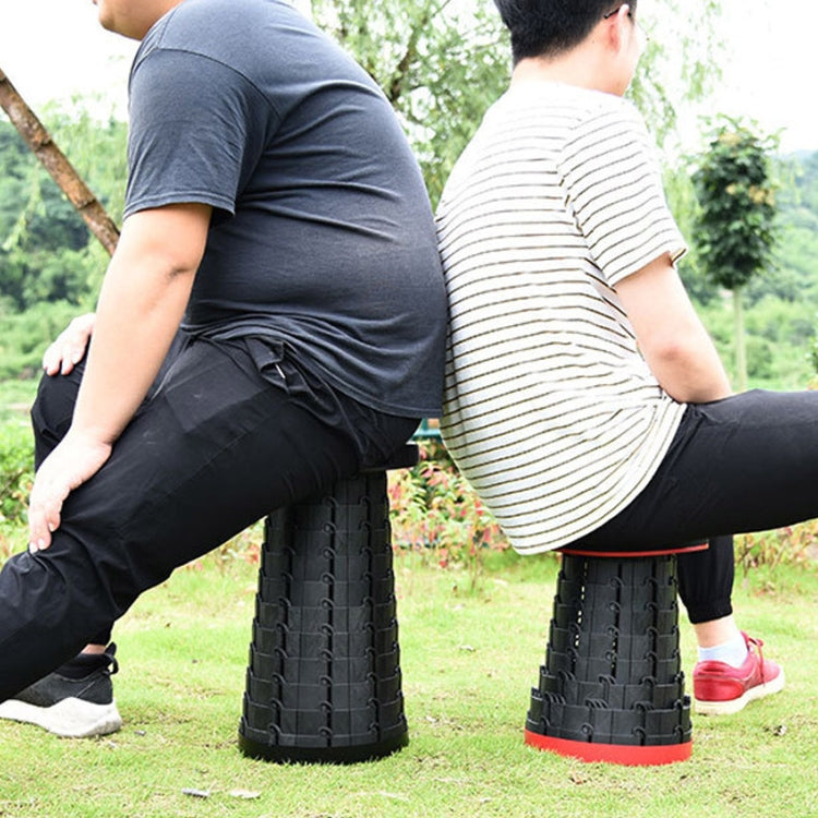 Outdoor Portable Folding Telescopic Plastic Stool Camping Fishing Garden Stool