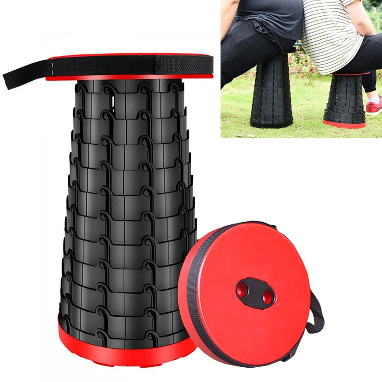 Outdoor Portable Folding Telescopic Plastic Stool Camping Fishing Garden Stool