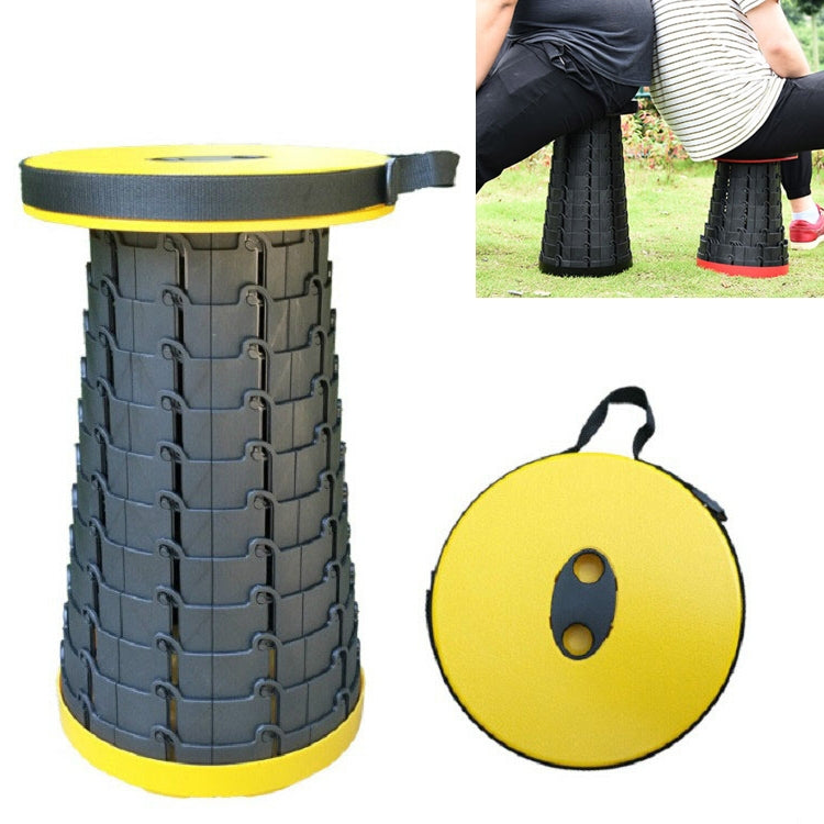 Outdoor Portable Folding Telescopic Plastic Stool Camping Fishing Garden Stool