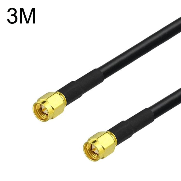 SMA Male To SMA Male RG58 Coaxial Adapter Cable, SMA Male To SMA Male 0.5m, SMA Male To SMA Male 1m, SMA Male To SMA Male 1.5m, SMA Male To SMA Male 3m, SMA Male To SMA Male 5m, SMA Male To SMA Male 10m