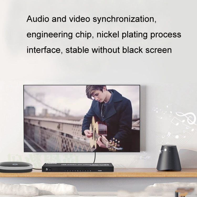 FJGEAR FJ-SM1010 30HZ HDMI 4K HD Audio And Video Splitter