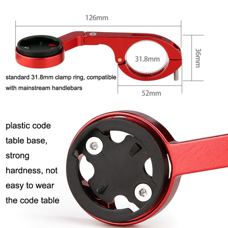 BG-371 Bicycle Aluminum Alloy Code Table Frame Universal Code Table Extension Flashlight Bracket
