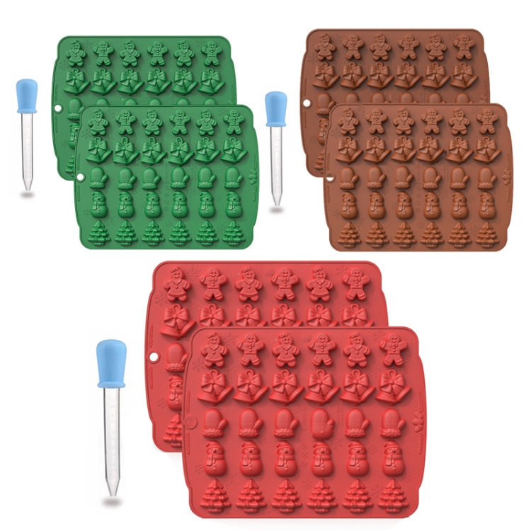 Christmas Supplies Drop Glue Mold Cake Barbecue Baking Tool