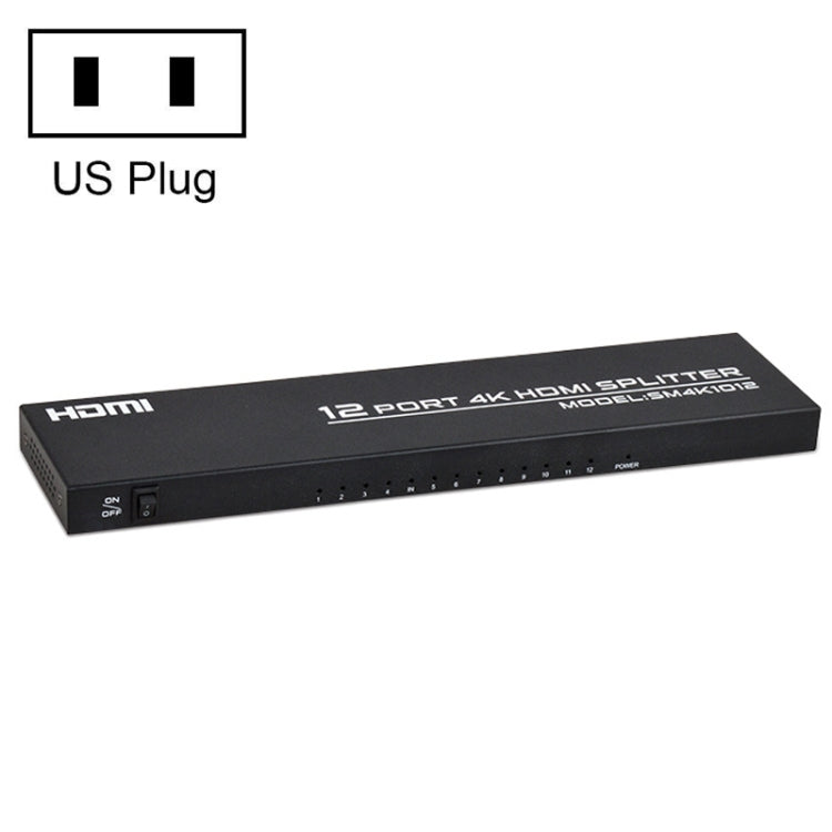 FJGEAR FJ-SM1012 1 In 12 Out 30HZ HDMI 4K HD Audio And Video Splitter