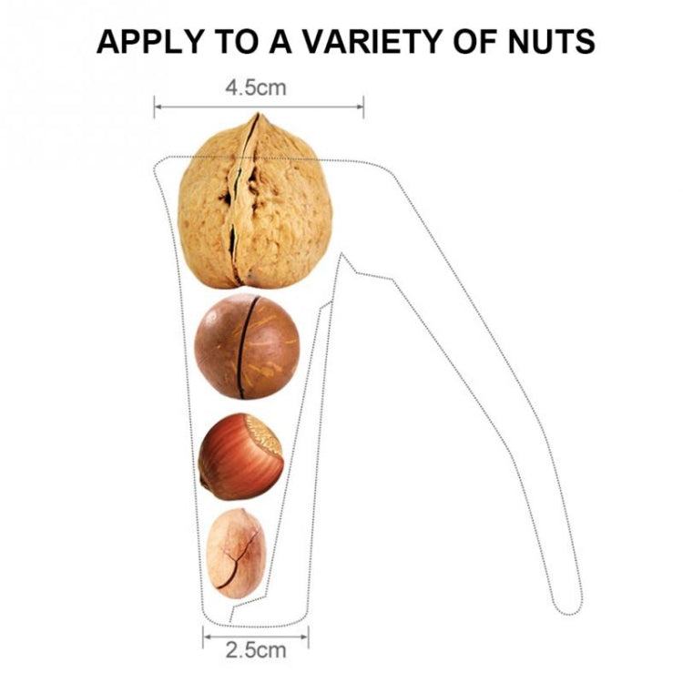 Zinc Alloy Funnel Shape Nut Nutcracker Sheller Walnut Opener Cutter Clamp Plier Kitchen Tools gadgets