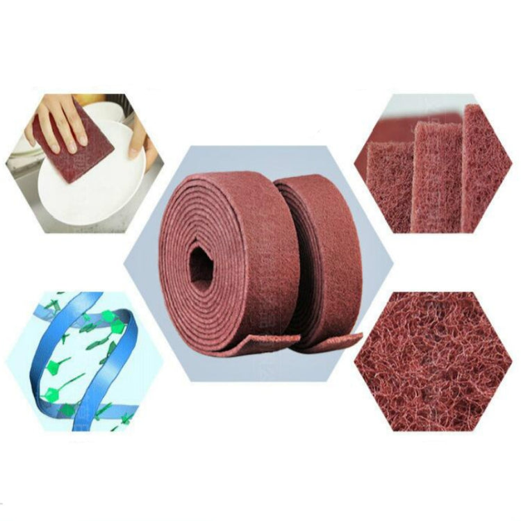 Nylon Emery Scouring Pad Stainless Steel Rust Polishing Kitchen Dish Cleaning Rag