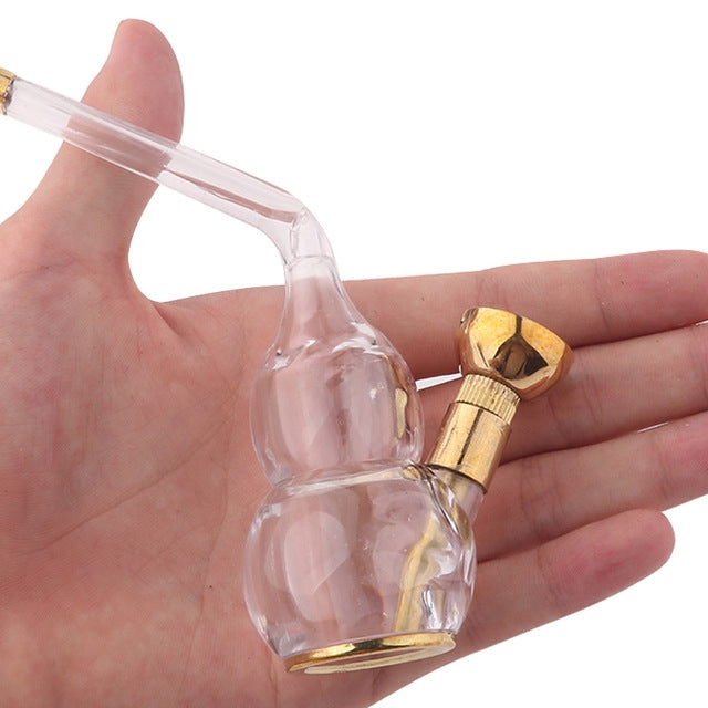 Portable Mini Acrylic Plastic Hookah Vintage Copper Hookah