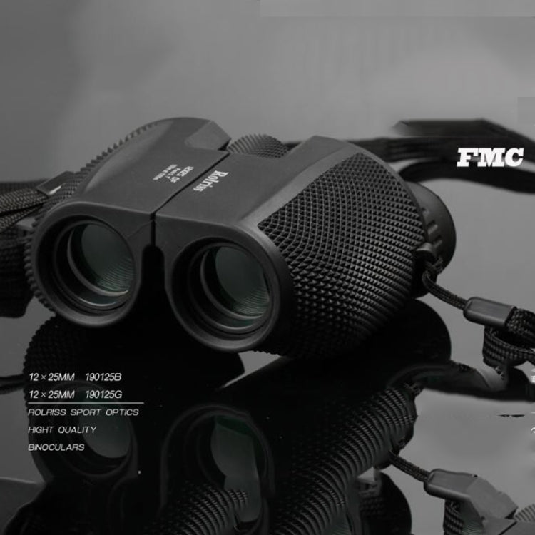 ROLISS 10X25 Outdoor Sports Portable Waterproof Pocket Binocular High Power Telescope