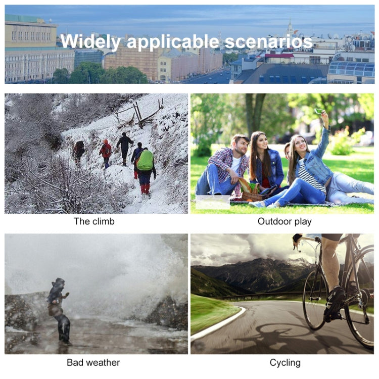 Adjustable Waterproof Dustproof Backpack  Rain Cover Portable Ultralight Protective Cover