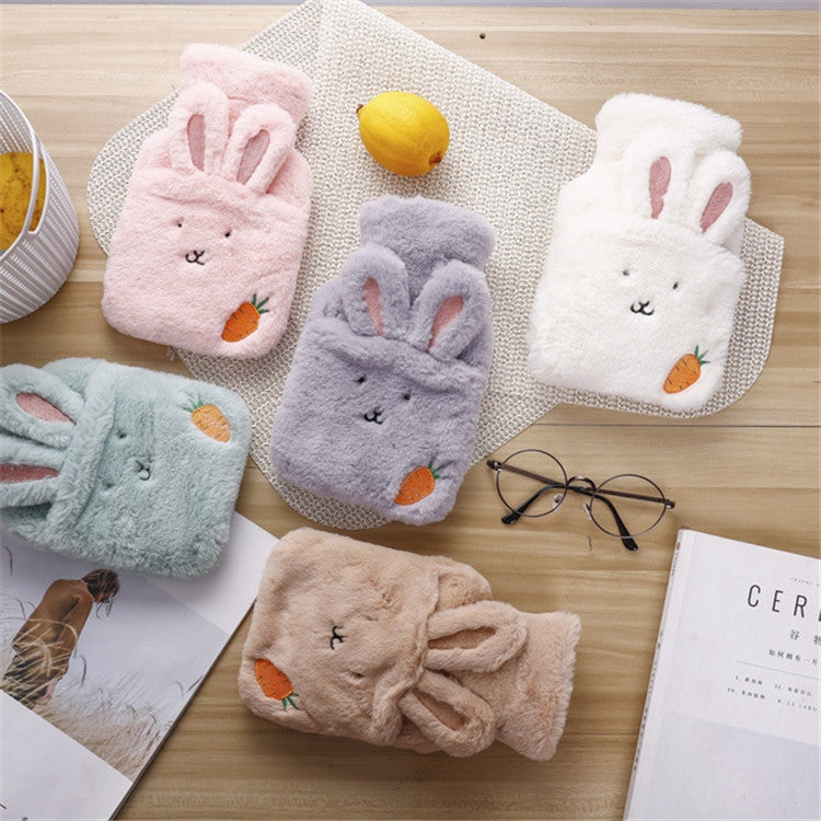 Plush Warm Water Bag Cartoon Rabbit Flushing Hot Water Bottle
