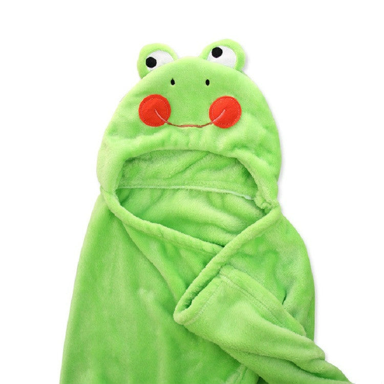 Baby Animal Shape Hooded Cape Bath Towel