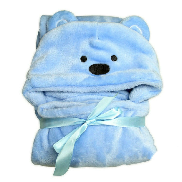 Baby Animal Shape Hooded Cape Bath Towel