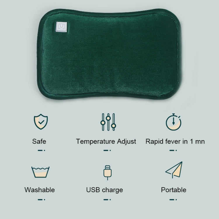 Waterless Graphene Hot Water Bag Rechargeable Hand Warmer,Style:, Glove Version 3 Geat