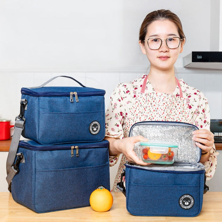 Thermal Lunch Box Bag Durable Waterproof Office Cooler Lunchbox with Strap