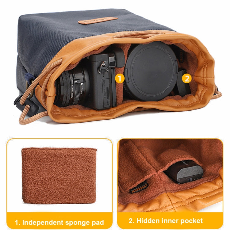 S.C.COTTON Camera Lens Protection Bag Liner Bag Waterproof Camera Storage Bag