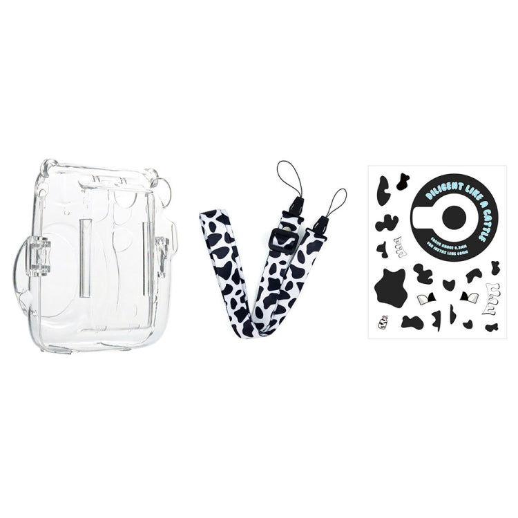 For Fujifilm Instax Mini 11  5sets Storage Case + Shoulder Strap + Sticker 3 In 1 Set