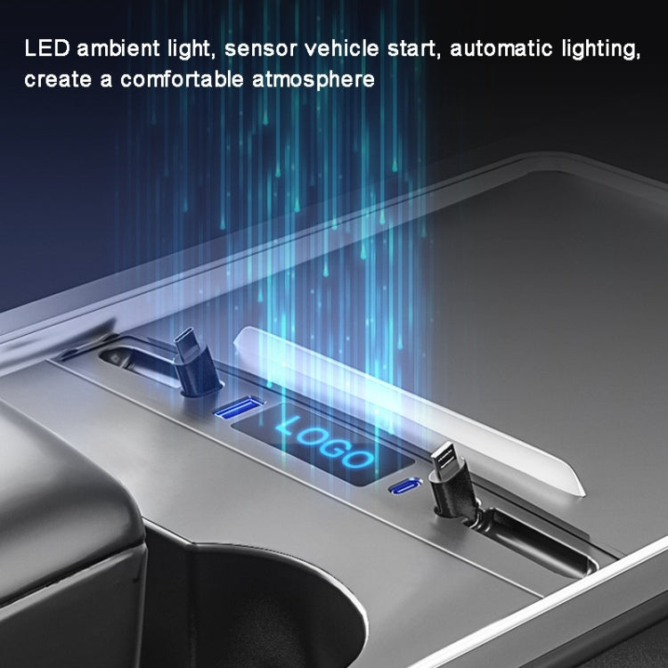 For Tesla Model 3 / Y 27W Quick Interior Charger Intelligent 8 Pin Docking Station HUB