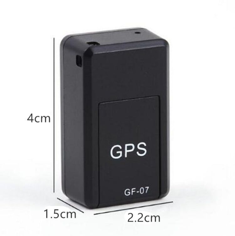 GF07 Mini GPS Tracking Strong Magnetic Locator Voice-controlled Recording Anti-lost Device Only Supports 2G Network