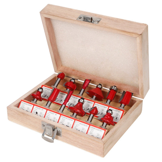 Woodworking Milling Cutter Set Trimming Machine Head Electric Wood Milling Engraving Machine Cutter, Red 1/4 Handle 12PCS, Blue 1/4 Handle 12PCS, Red 1/2 Handle 12PCS, Blue 1/2 Handle 12PCS, Red 1/4 Handle 15PCS, Red 1/2 Handle 15PCS