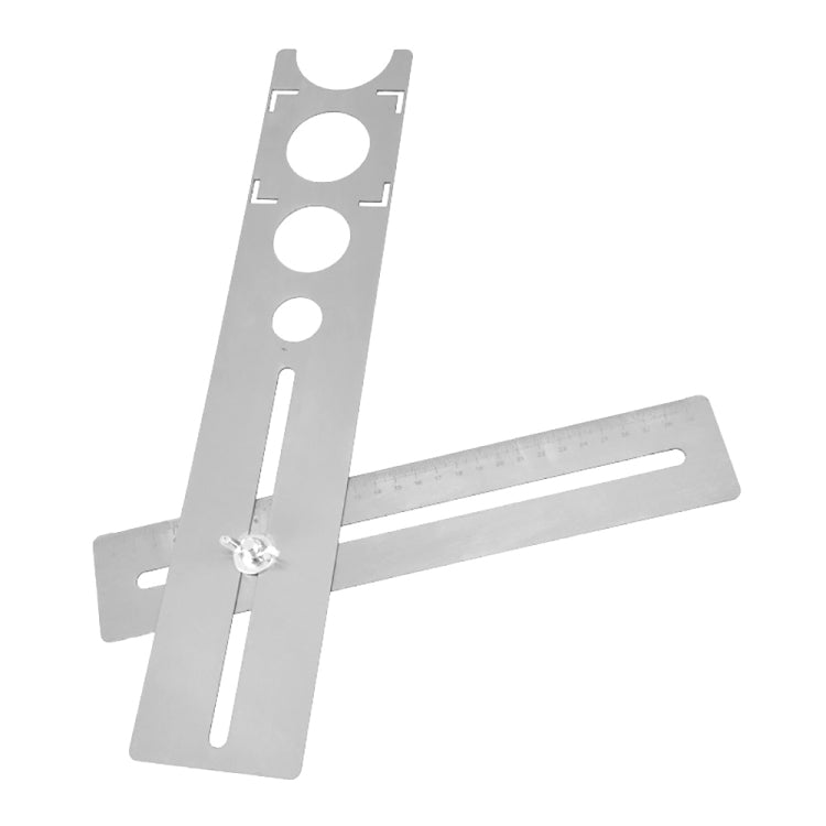 Tile Universal Hole Positioner Multifunctional Marble Perforation Measurement Adjustable Wall Floor Tile Measuring Device