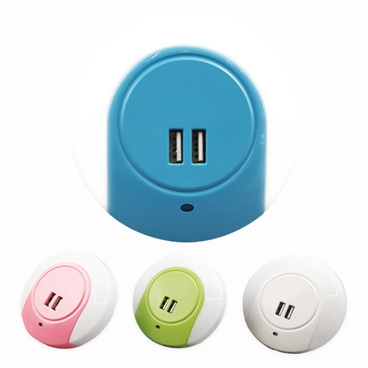 A78B LED Night Light With USB Port Intelligent Light Control Sensor Light