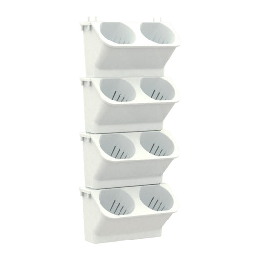 Interior Decoration Plant Wall Flower Pot Living Room Balcony Vertical Green Planting Box Stereo Combination Wall Hanging Pot, Size: 24x14x57 cm