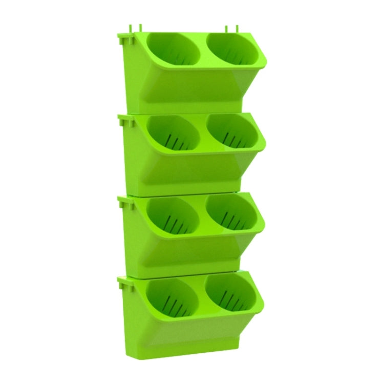 Interior Decoration Plant Wall Flower Pot Living Room Balcony Vertical Green Planting Box Stereo Combination Wall Hanging Pot, Size: 24x14x57 cm