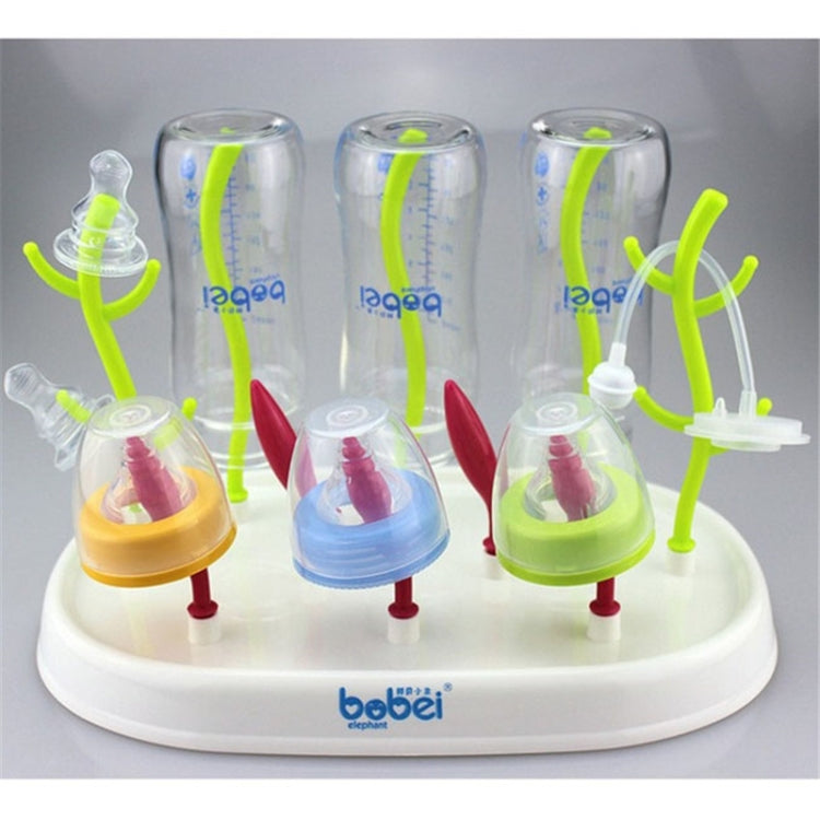 Bobei elephant Portable Detachable Tree Baby Bottle Draining Rack Cleaning Dryer Infant Milk Cup Nipple Pacifier Holder
