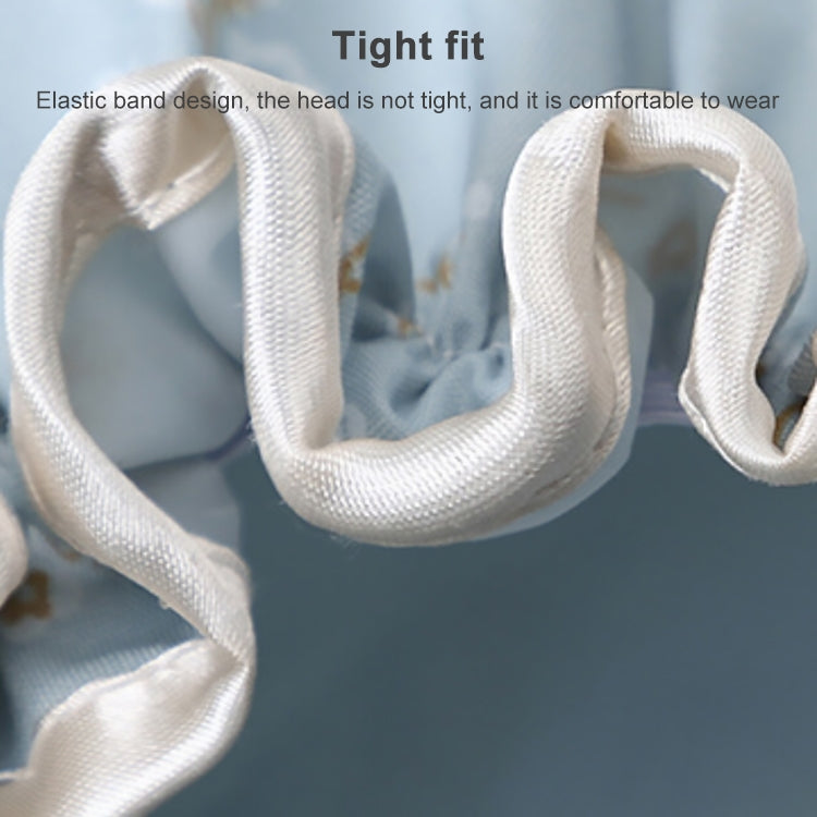 Thick Waterproof Bath Hat Double Layer Shower Hair Cover Women Supplies Shower Caps, Size:28cm