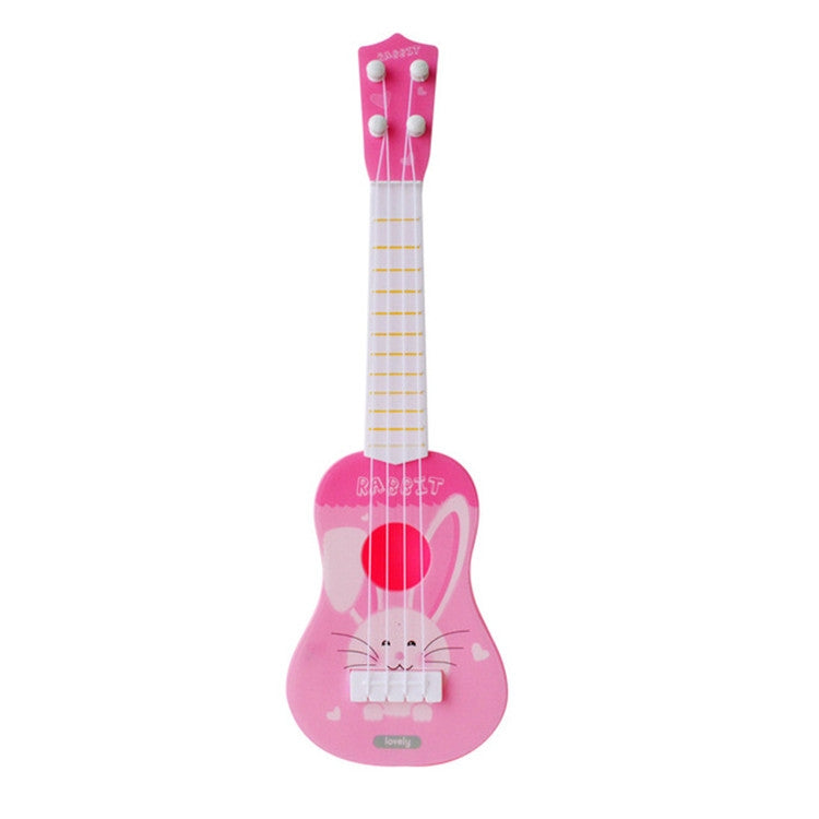 Small Simulation Musical Instrument Mini Four Strings Playable Ukulele Early Childhood Education Music Toy