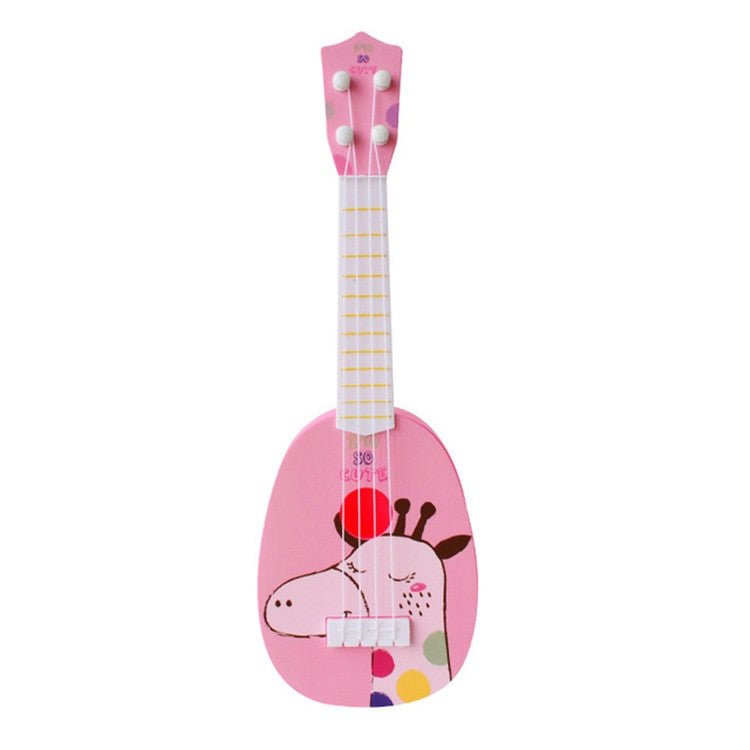 Small Simulation Musical Instrument Mini Four Strings Playable Ukulele Early Childhood Education Music Toy