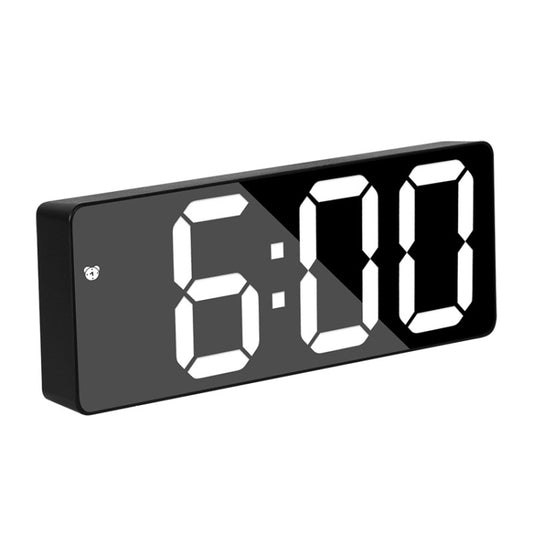 Battery Plug-In Dual-Purpose LED Clock Bedside Alarm Clock,