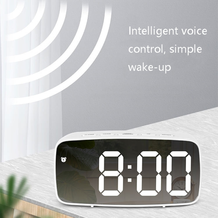 Battery Plug-In Dual-Purpose LED Clock Bedside Alarm Clock,
