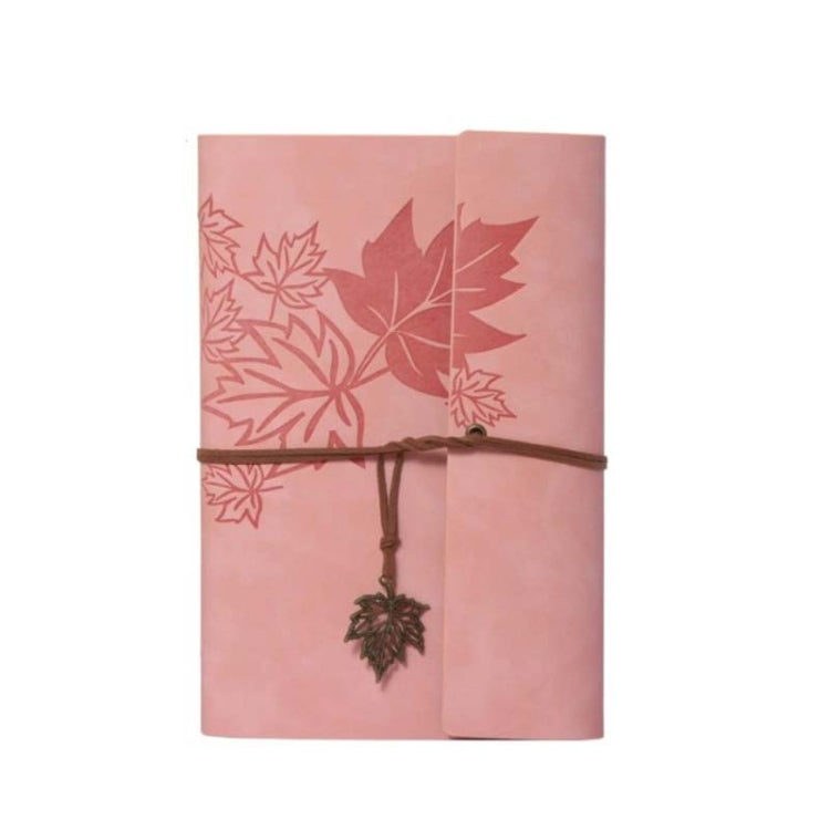 PU Maple Retro Straps Handbook Loose-leaf Notebook, A7, A6